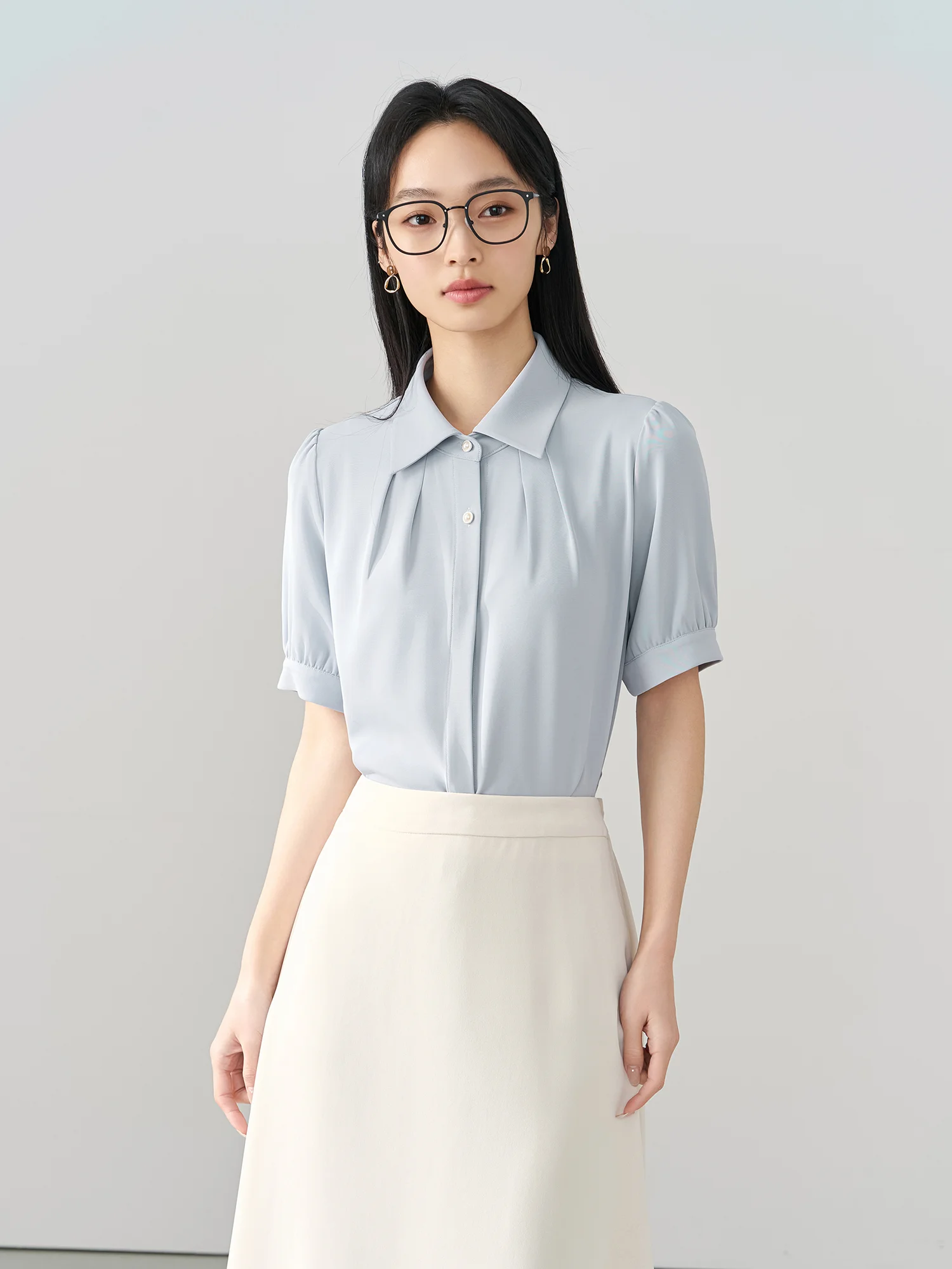 Синяя летняя профессиональная блузка для женщин, высококачественная, для учителей, с прямым кроем и рукавами-фонариками
Синяя летняя профессиональная блузка для женщин, высококачественная, для учителей, с прямым кроем и рукавами-фонариками