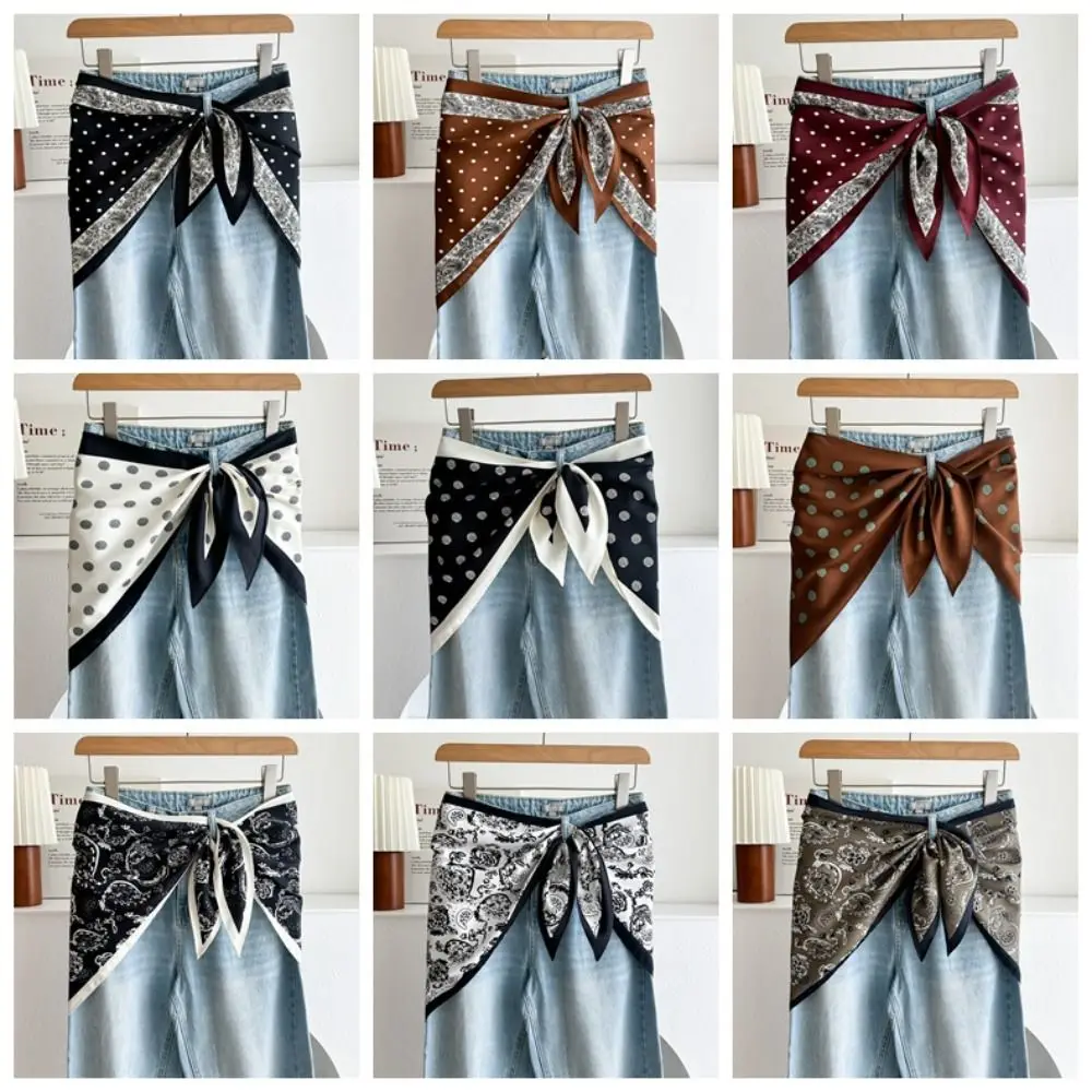 Retro Satin Silk Scarf Ethnic Style Versatile Accessory Women's Waist Scarf Literary Style Shirt Extender Jeans Waist
Retro Satin Silk Scarf Ethnic Style Versatile Accessory Women's Waist Scarf Literary Style Shirt Extender Jeans Waist