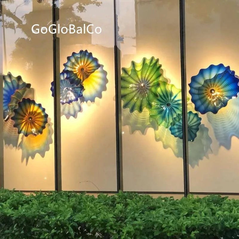 Wall Decor Lamp Art Hand Blown Murano Glass Plates for Wall Hanging Diameter 20 to 40cm
Wall Decor Lamp Art Hand Blown Murano Glass Plates for Wall Hanging Diameter 20 to 40cm