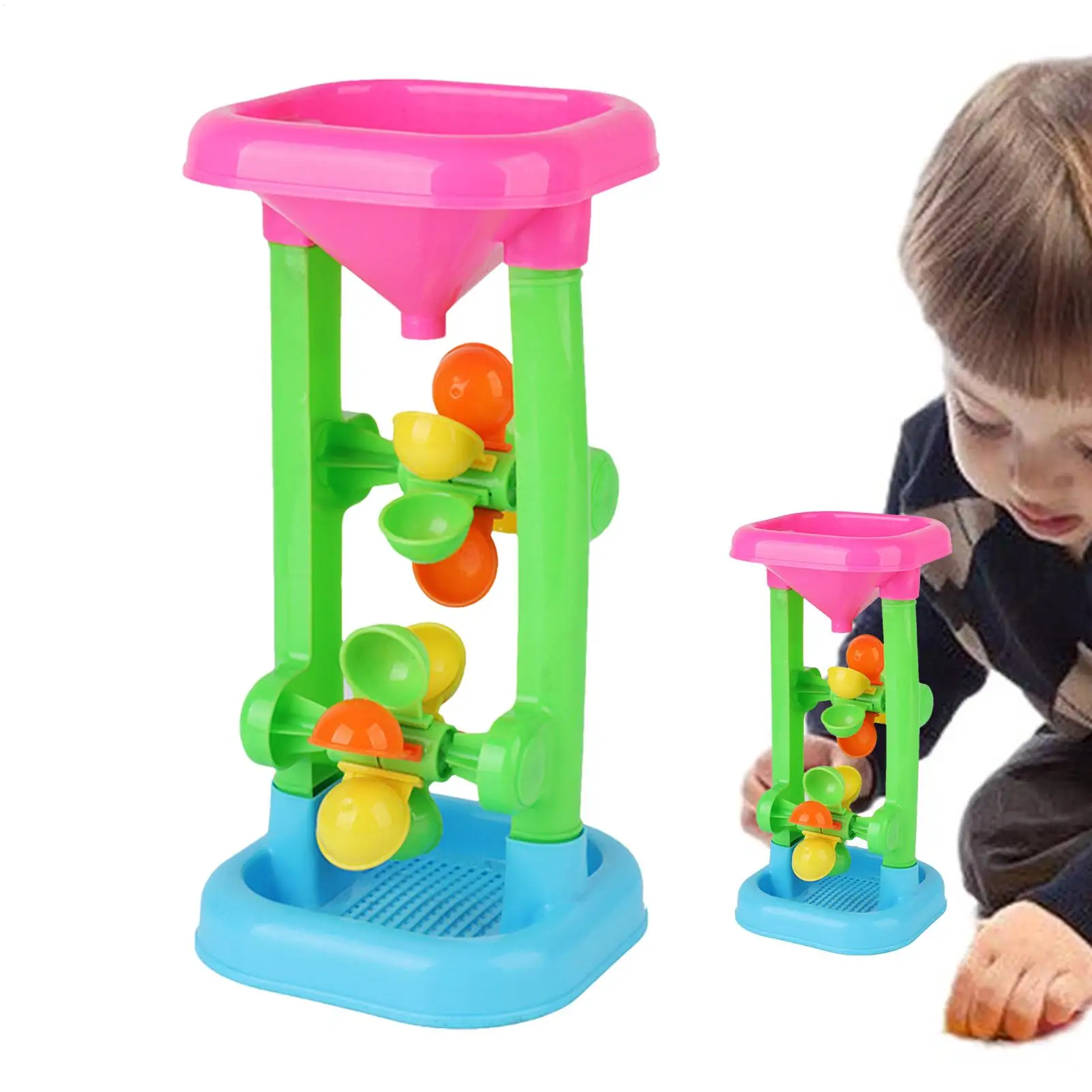 Kids Beach Toy Set Sand Timer And Water Wheel Combination Suitable For Multiple Sand Materials Windmill Outdoor Play Toys
Kids Beach Toy Set Sand Timer And Water Wheel Combination Suitable For Multiple Sand Materials Windmill Outdoor Play Toys