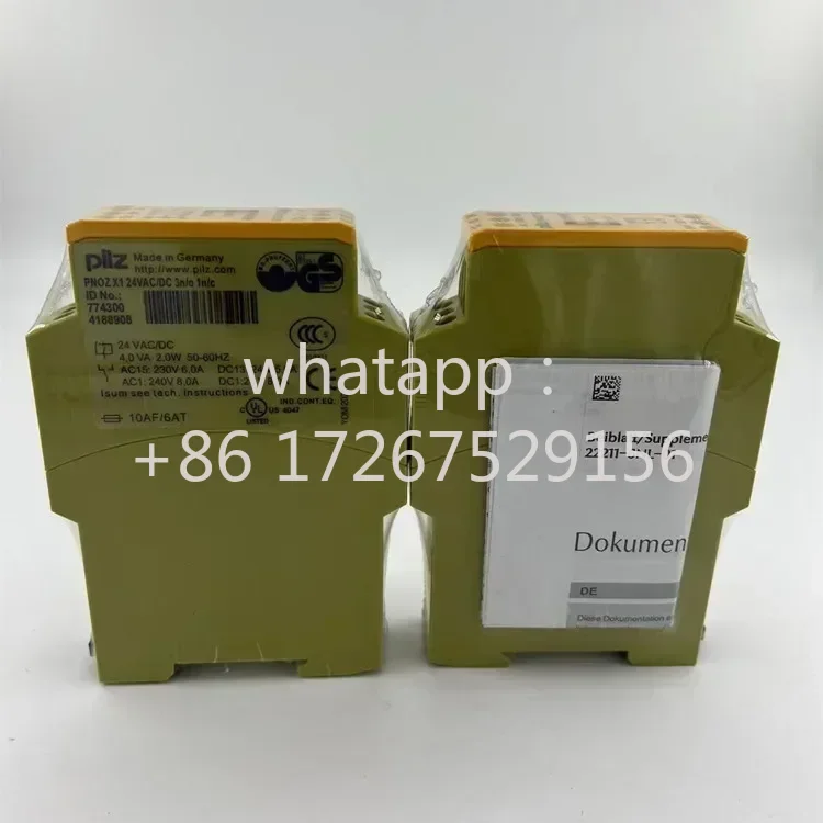 Новое оригинальное реле безопасности PNOZ X1 774300 PNOZ X2 774303 PNOZ X2.1 774306
Новое оригинальное реле безопасности PNOZ X1 774300 PNOZ X2 774303 PNOZ X2.1 774306