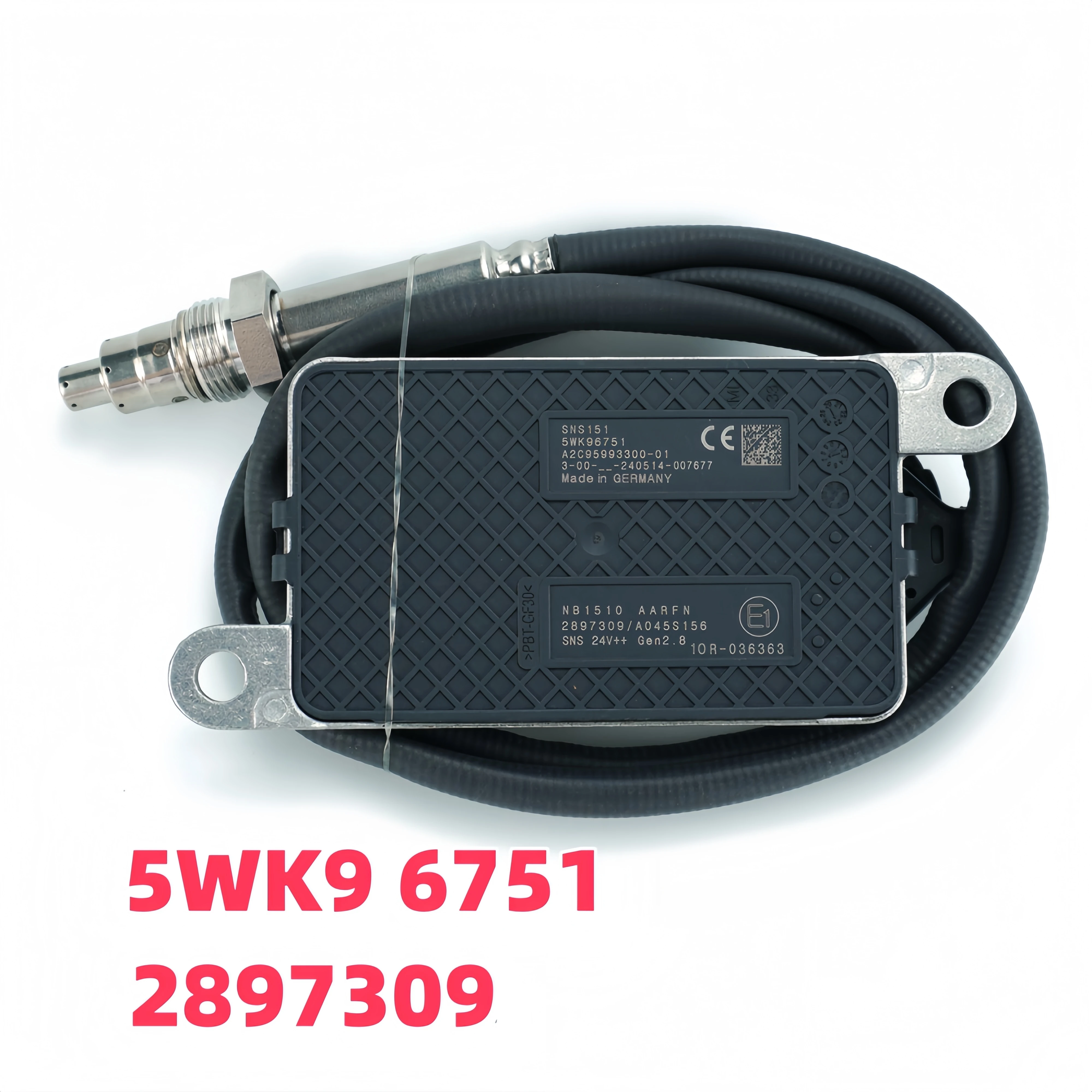 5WK96751 2897309 New High Quality Nitrogen Oxygen Sensor Auto Motor Nox Sensor For Cummin
5WK96751 2897309 New High Quality Nitrogen Oxygen Sensor Auto Motor Nox Sensor For Cummin