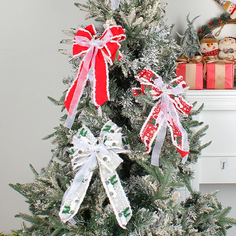 2Pcs Large Christmas Bows Christmas Tree Topper Ornament Fabric Xmas Ribbon Bows for Holiday Decor Festive Wreath Decoration
2Pcs Large Christmas Bows Christmas Tree Topper Ornament Fabric Xmas Ribbon Bows for Holiday Decor Festive Wreath Decoration