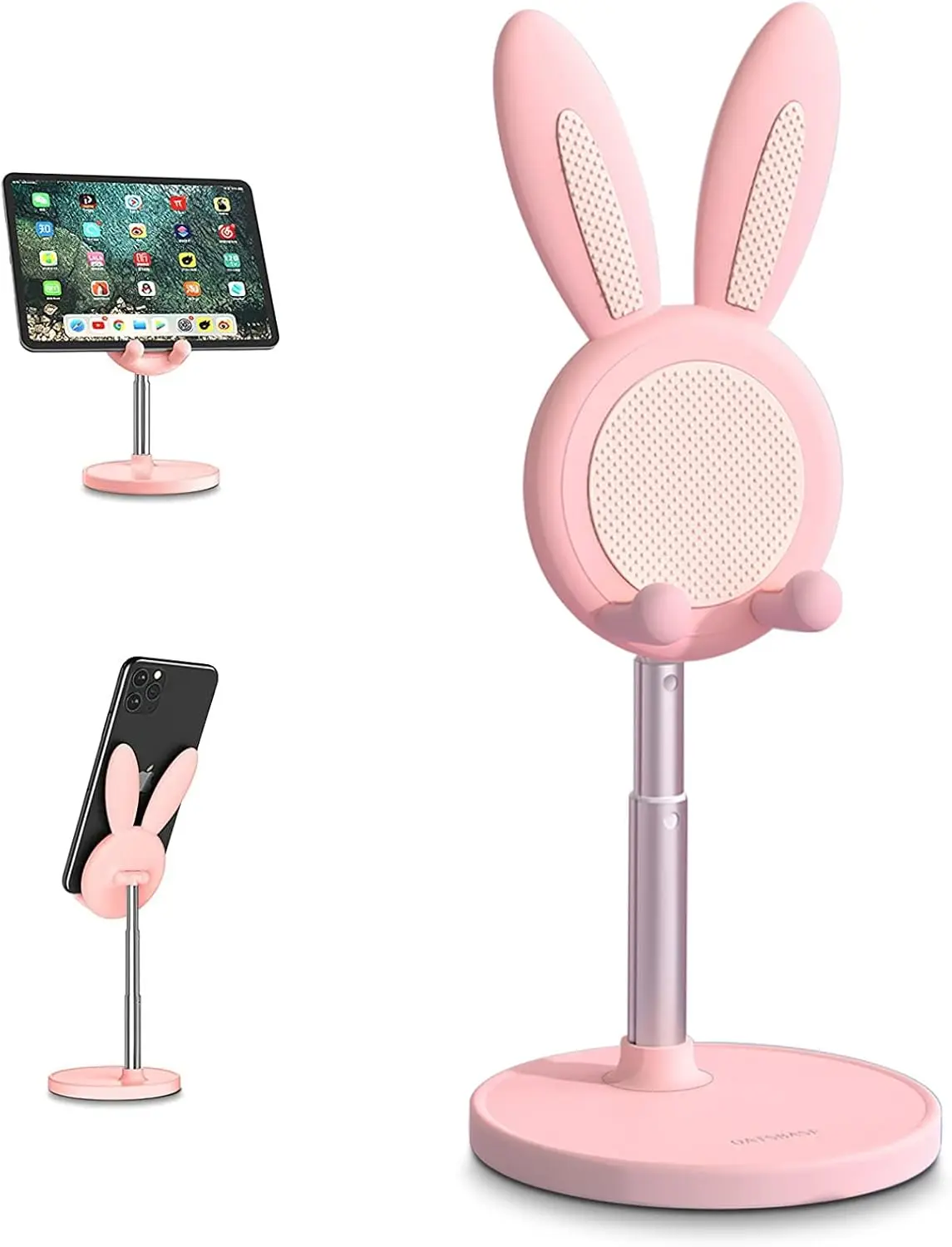 Rabbit Phone Stand 15x10cm, Cute Bunny Ear Holder for Desk Bedroom, Adjustable Viewing Angle for iPhone
Rabbit Phone Stand 15x10cm, Cute Bunny Ear Holder for Desk Bedroom, Adjustable Viewing Angle for iPhone
