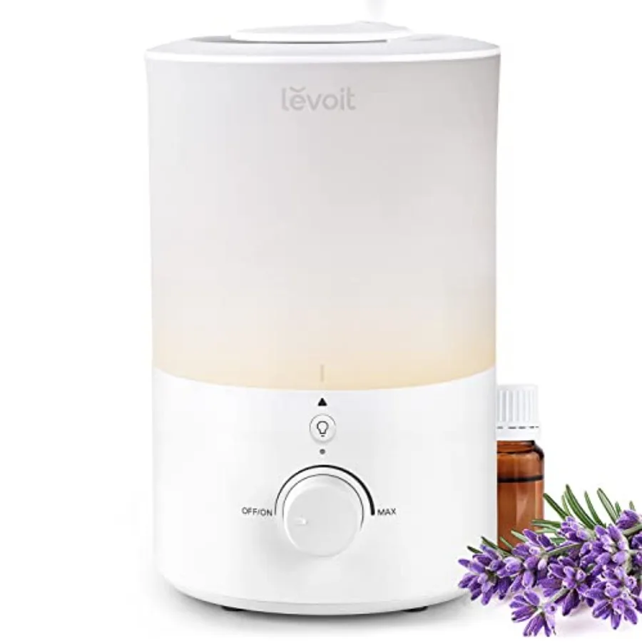Humidifiers for Bedroom with Night Light 3L Water Tank Cool Mist Top Fill Essential Oil Diffuser for Baby Nursery and Plants, 3
Humidifiers for Bedroom with Night Light 3L Water Tank Cool Mist Top Fill Essential Oil Diffuser for Baby Nursery and Plants, 3