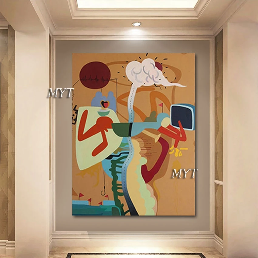 Hotel Decoration Wall Art New Arrival Interesting Handmade Abstract Oil Painting High Quality Picture For Living Room No Frame
Hotel Decoration Wall Art New Arrival Interesting Handmade Abstract Oil Painting High Quality Picture For Living Room No Frame