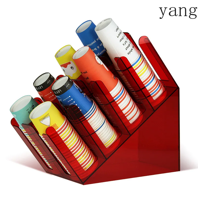 CX acrylic cup rack disposable cup holder coffee milk tea shop free punching
CX acrylic cup rack disposable cup holder coffee milk tea shop free punching