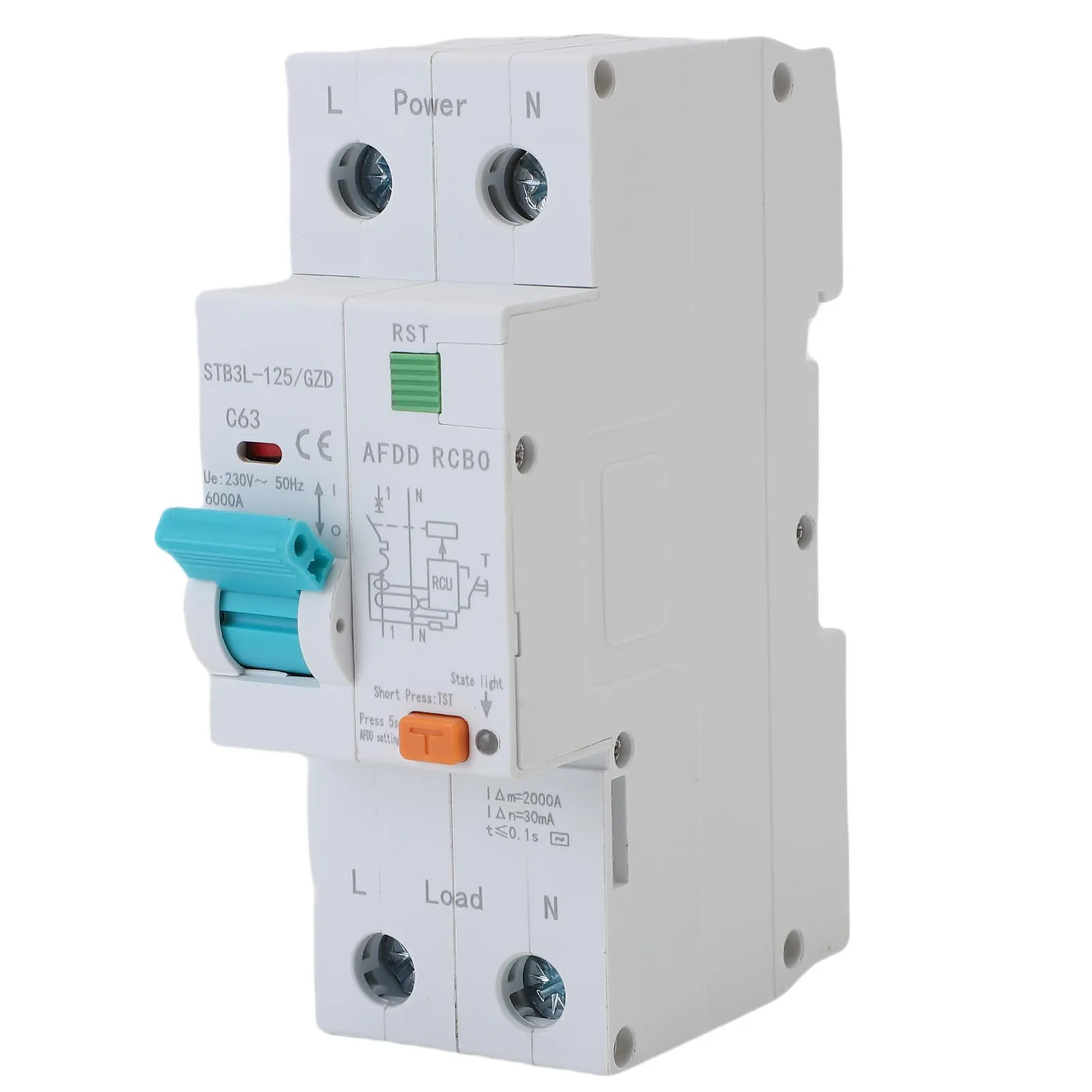 Arc Fault Circuit Breaker 1P+N AFDD RCBO RCCB Miniature Circuit Breaker Overload Leakage Arc Fault Protector
Arc Fault Circuit Breaker 1P+N AFDD RCBO RCCB Miniature Circuit Breaker Overload Leakage Arc Fault Protector