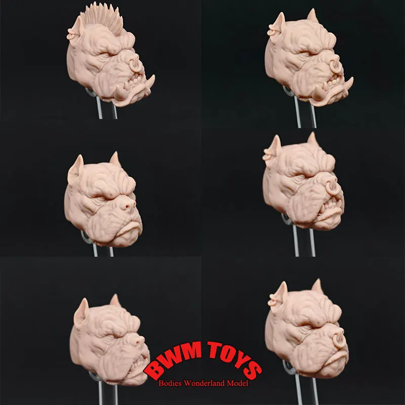 Unpainted DIY Head Sculpt 1/12 Scale Anime Bulldog Soldier White Model Head For 6inch Action Figure Doll
Unpainted DIY Head Sculpt 1/12 Scale Anime Bulldog Soldier White Model Head For 6inch Action Figure Doll