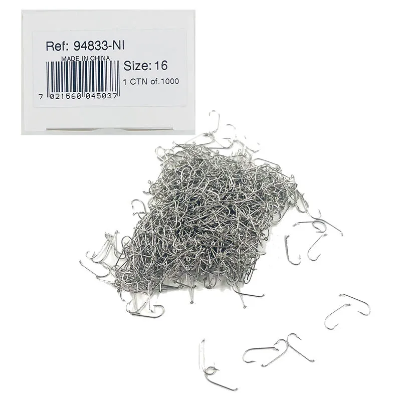 MUSTAD Hook 94833-NI 1000pcs Wholesale Bulk Pcs/Lot FishhooksHigh Carbon Steel With Anti-rust Fishhooks
MUSTAD Hook 94833-NI 1000pcs Wholesale Bulk Pcs/Lot FishhooksHigh Carbon Steel With Anti-rust Fishhooks