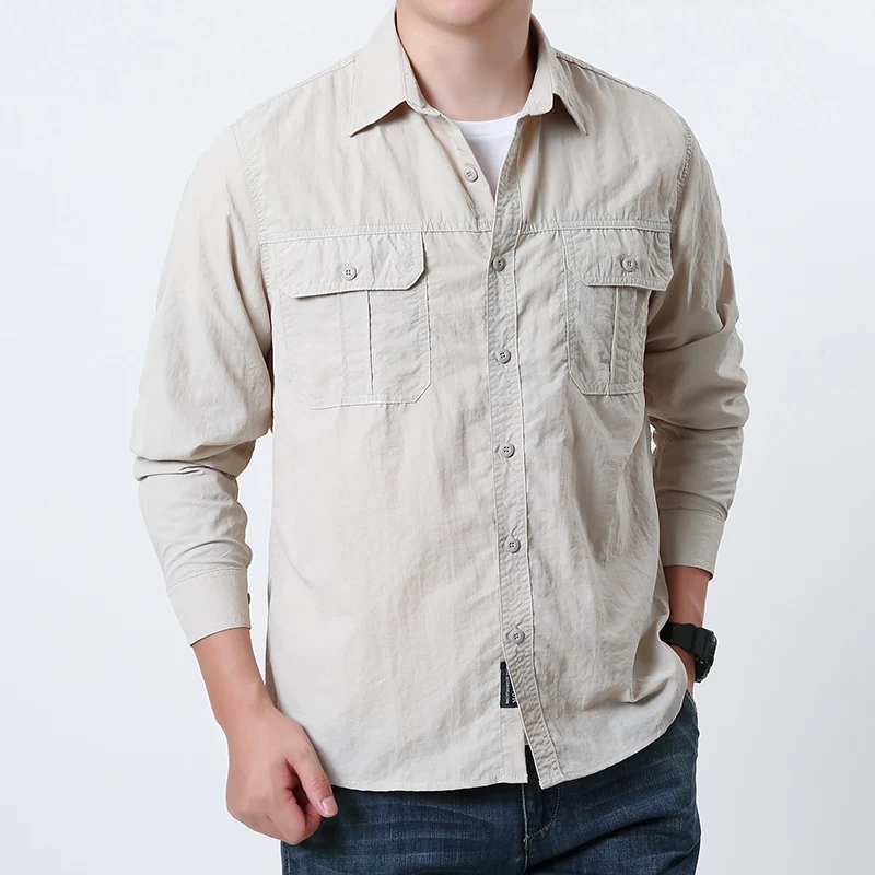 UPF 50+ Sun Protection Fishing Shirts Men's Quick Dry Shirts Tactical Button Down Shirt Breathable Back Mesh Hiking Work Shirts
UPF 50+ Sun Protection Fishing Shirts Men's Quick Dry Shirts Tactical Button Down Shirt Breathable Back Mesh Hiking Work Shirts