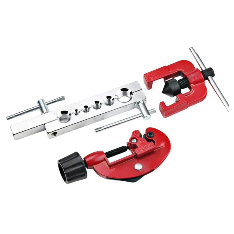 Tube Cutter Flaring Tool Kit Tube Expander Cutter Reamer Device For Copper Tube Flaring Tools Durable Easy To Use
Tube Cutter Flaring Tool Kit Tube Expander Cutter Reamer Device For Copper Tube Flaring Tools Durable Easy To Use