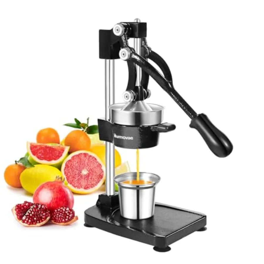 Cast Iron Juicer Hand Press Heavy-Duty Manual Juicer and Orange Squeezer For Lemon Lime Grapefruit Pomegranate with Stainless S
Cast Iron Juicer Hand Press Heavy-Duty Manual Juicer and Orange Squeezer For Lemon Lime Grapefruit Pomegranate with Stainless S