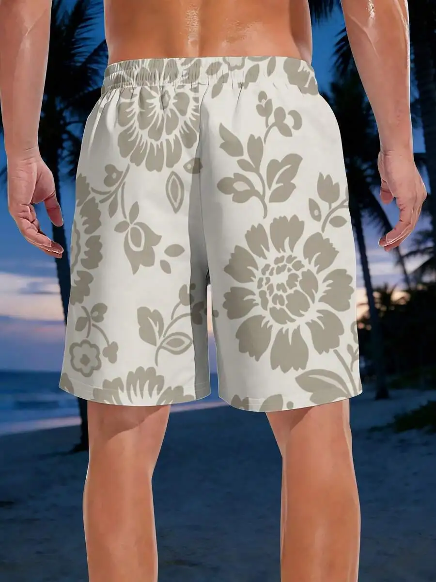 Mens Floral Pattern Beach Trunks Summer Casual Shorts
Mens Floral Pattern Beach Trunks Summer Casual Shorts