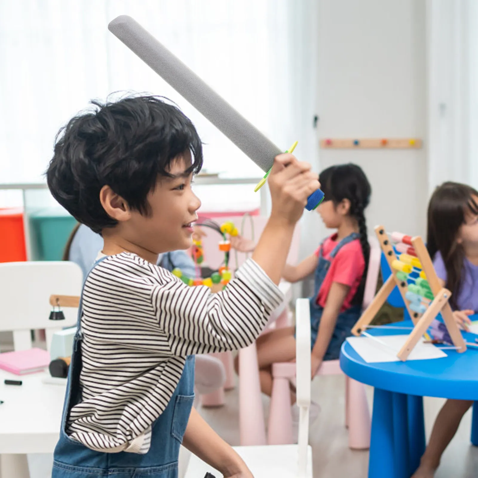 Foam Sword Safe Flexible Fencing Sword Prop for Kids Outdoor Games Pretend Fighting Foam Swords
Foam Sword Safe Flexible Fencing Sword Prop for Kids Outdoor Games Pretend Fighting Foam Swords