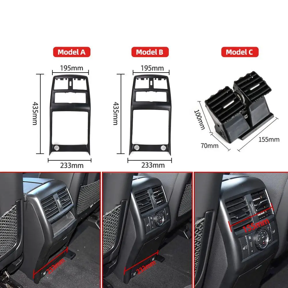 W166 W292 Rear Center Console Air Conditioning Ventilation Grille For Mercedes Benz ML GLE GLS Air Outlet Frame Fit Repair Kit
W166 W292 Rear Center Console Air Conditioning Ventilation Grille For Mercedes Benz ML GLE GLS Air Outlet Frame Fit Repair Kit