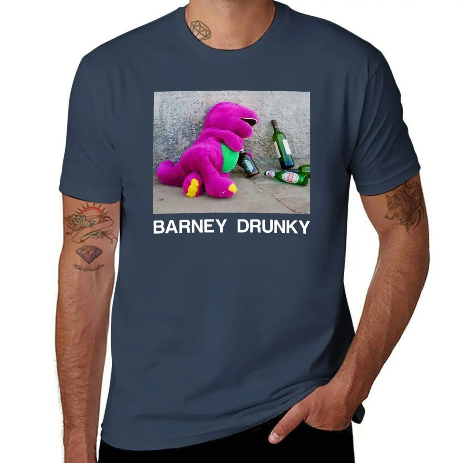 Drunky Barney T-Shirt Fitness Training Breathable Tee
Drunky Barney T-Shirt Fitness Training Breathable Tee