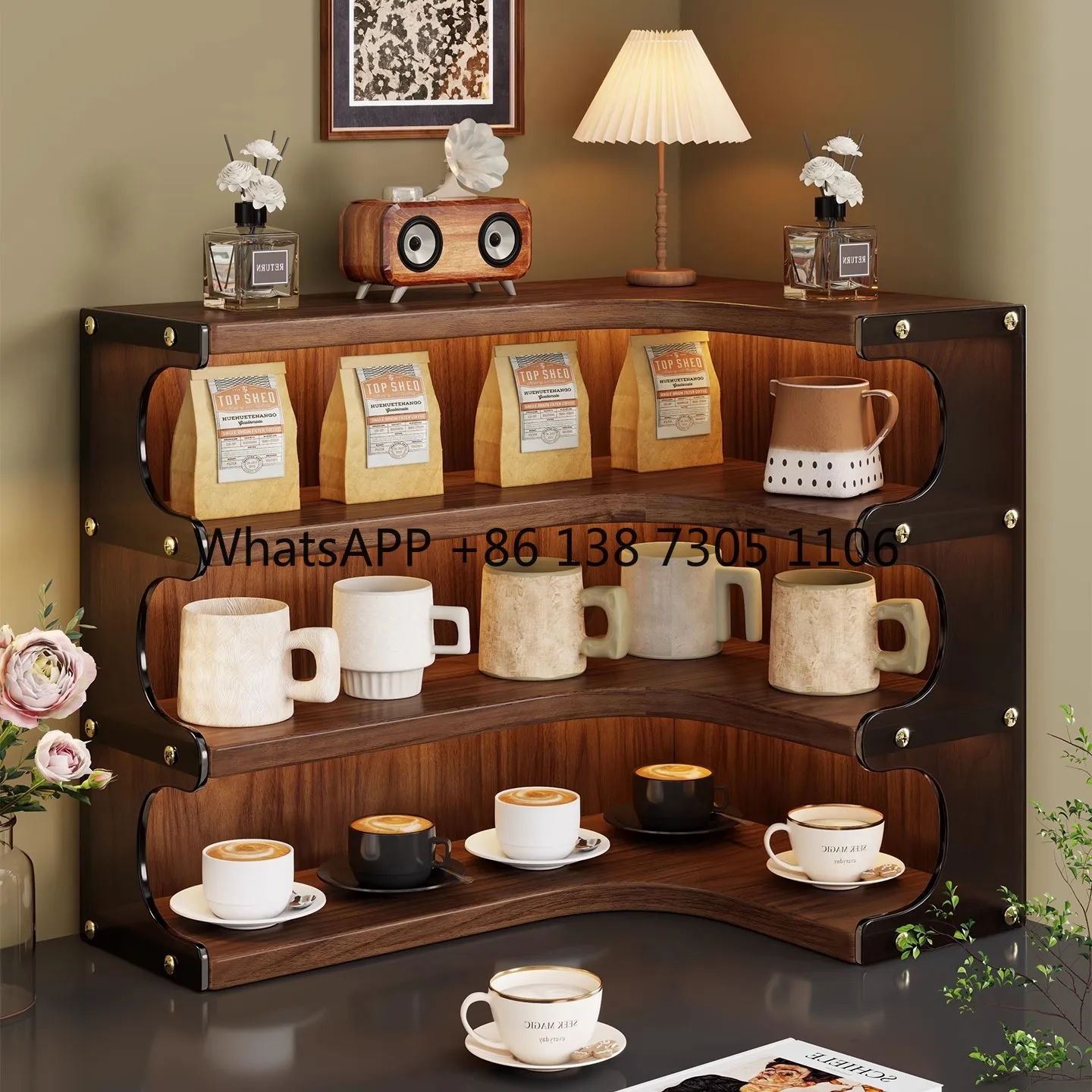 Cup holder, tabletop storage, dining table, water cup storage, light luxury, high-end coffee cup, sidecabinet,multi-layer shelf.
Cup holder, tabletop storage, dining table, water cup storage, light luxury, high-end coffee cup, sidecabinet,multi-layer shelf.