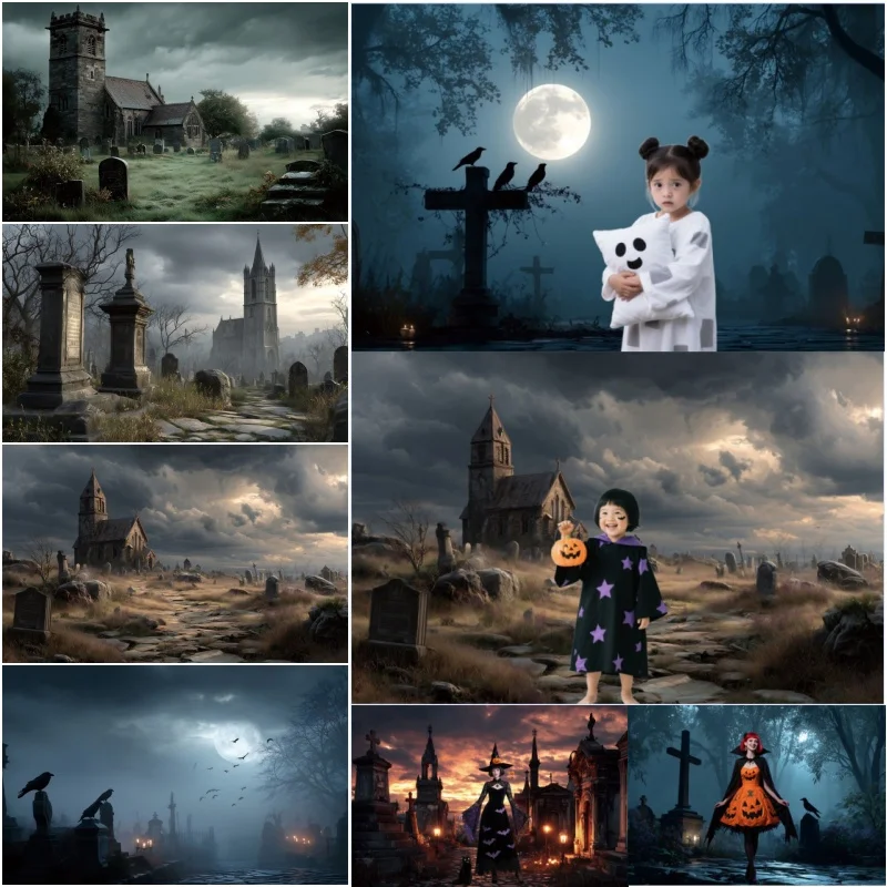 Halloween Horror Forest Cemetery Ghost Festival Family Party Decoration Baby Photo Photography Background Studio Shoots Props
Halloween Horror Forest Cemetery Ghost Festival Family Party Decoration Baby Photo Photography Background Studio Shoots Props