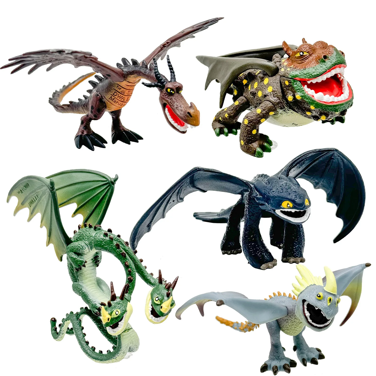 Аниме Training Dragons, экшн-фигурка, коллекция игрушек, украшение для стола, мини-модель, детские подарки на день рождения, 5 шт.
Аниме Training Dragons, экшн-фигурка, коллекция игрушек, украшение для стола, мини-модель, детские подарки на день рождения, 5 шт.