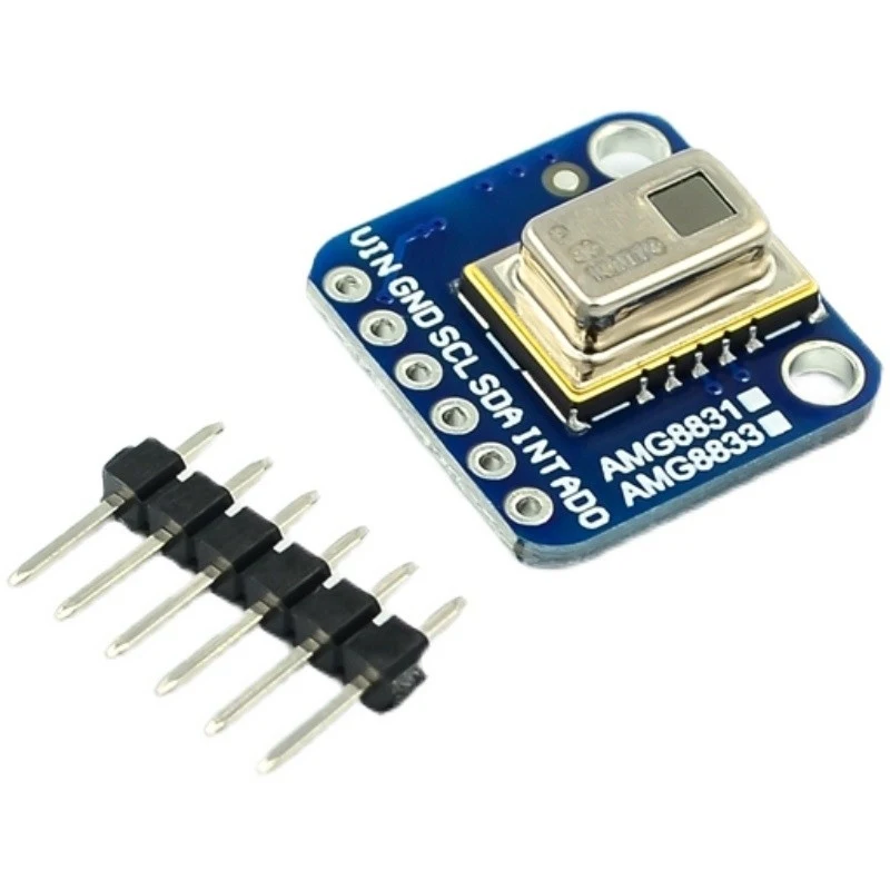 GY‑AMG8833 IR 8×8 Thermal Camera Array Temperature Sensor Module, I²C, 0–80°C, 10Hz
GY‑AMG8833 IR 8×8 Thermal Camera Array Temperature Sensor Module, I²C, 0–80°C, 10Hz