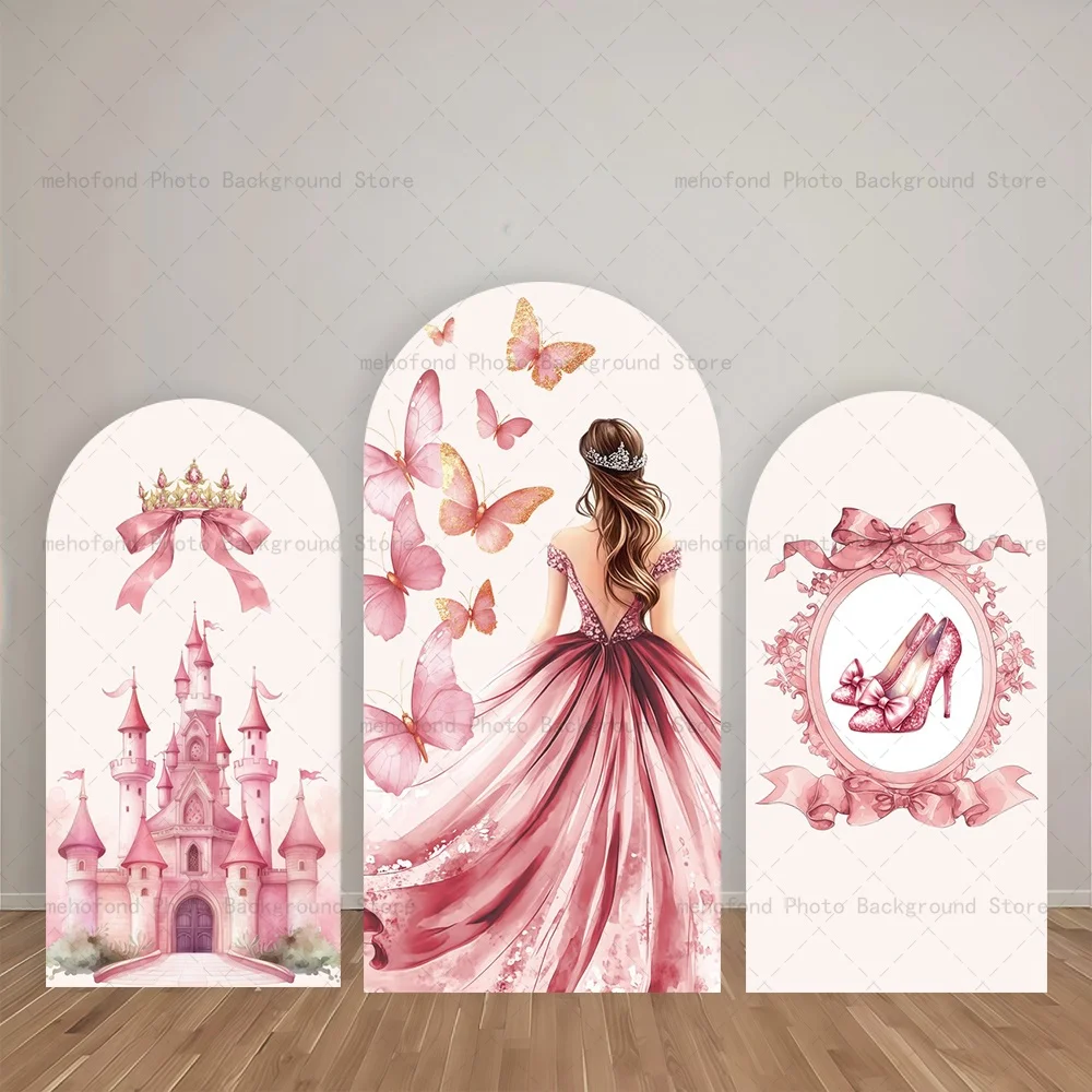 Mehofond Arch Backdrop Dream Princess Back Castle Pink High Heels Butterfly Kid Shower Party Decor Studio Photography Background
Mehofond Arch Backdrop Dream Princess Back Castle Pink High Heels Butterfly Kid Shower Party Decor Studio Photography Background