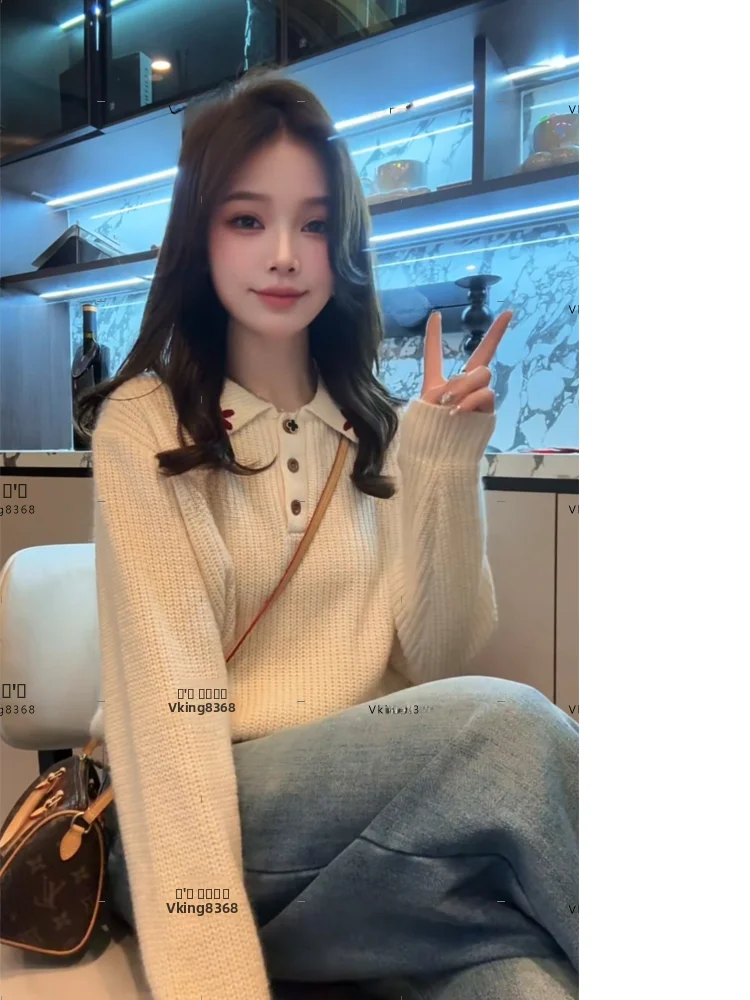 Faionable Collared Knitted Sweater Women's Crew Ne Pullover Thi Long Sve Casual Sle Online Exclusive 2025 Winter
Faionable Collared Knitted Sweater Women's Crew Ne Pullover Thi Long Sve Casual Sle Online Exclusive 2025 Winter