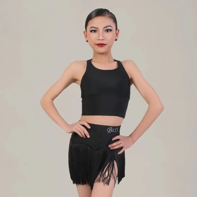 Latin Dance Dress Girls' 2026 Summer New Style Back Strap Short Top Training Dress Set Cha Cha Rumba
Latin Dance Dress Girls' 2026 Summer New Style Back Strap Short Top Training Dress Set Cha Cha Rumba