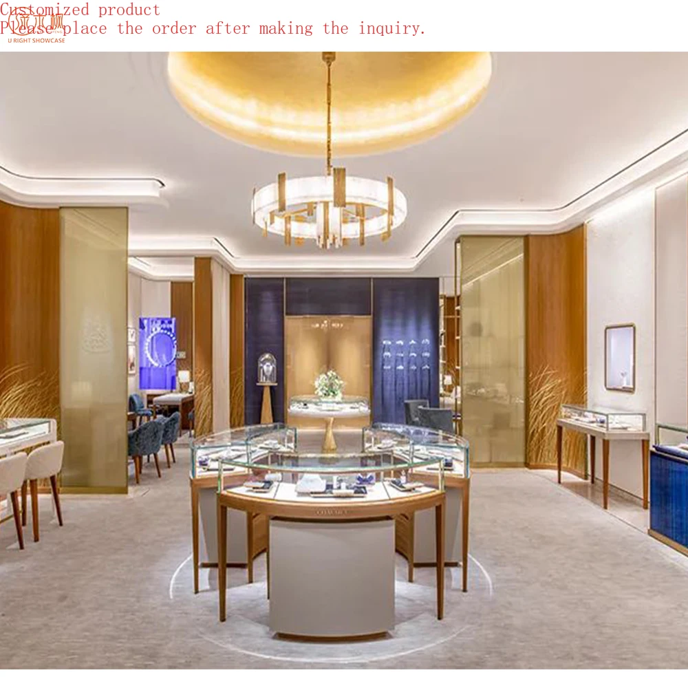 Custom Jewelry Show Case Design Retail Store Diamond Jewellery Display Cabinet Manufacturer
Custom Jewelry Show Case Design Retail Store Diamond Jewellery Display Cabinet Manufacturer
