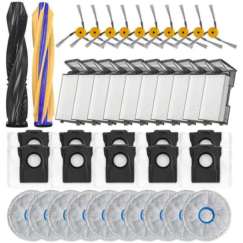 B82B-Replacement Accessories Kit For Dreame X60 Max Ultra ,1 Main Brush 10 HEPA Filter 10 Mop Pad 10 Side Brush 10 Dust Bag
B82B-Replacement Accessories Kit For Dreame X60 Max Ultra ,1 Main Brush 10 HEPA Filter 10 Mop Pad 10 Side Brush 10 Dust Bag