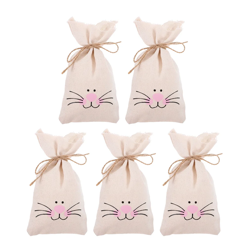 5 Pcs Bunny Ears Candy Bag Goodie Bags Rabbit Small Canvas Drawstring Cotton Linen Storage
5 Pcs Bunny Ears Candy Bag Goodie Bags Rabbit Small Canvas Drawstring Cotton Linen Storage