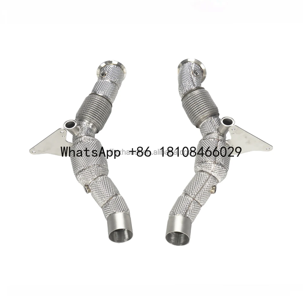 High Performance Stainless Steel Exhaust Downpipe for Ferrari F8
High Performance Stainless Steel Exhaust Downpipe for Ferrari F8