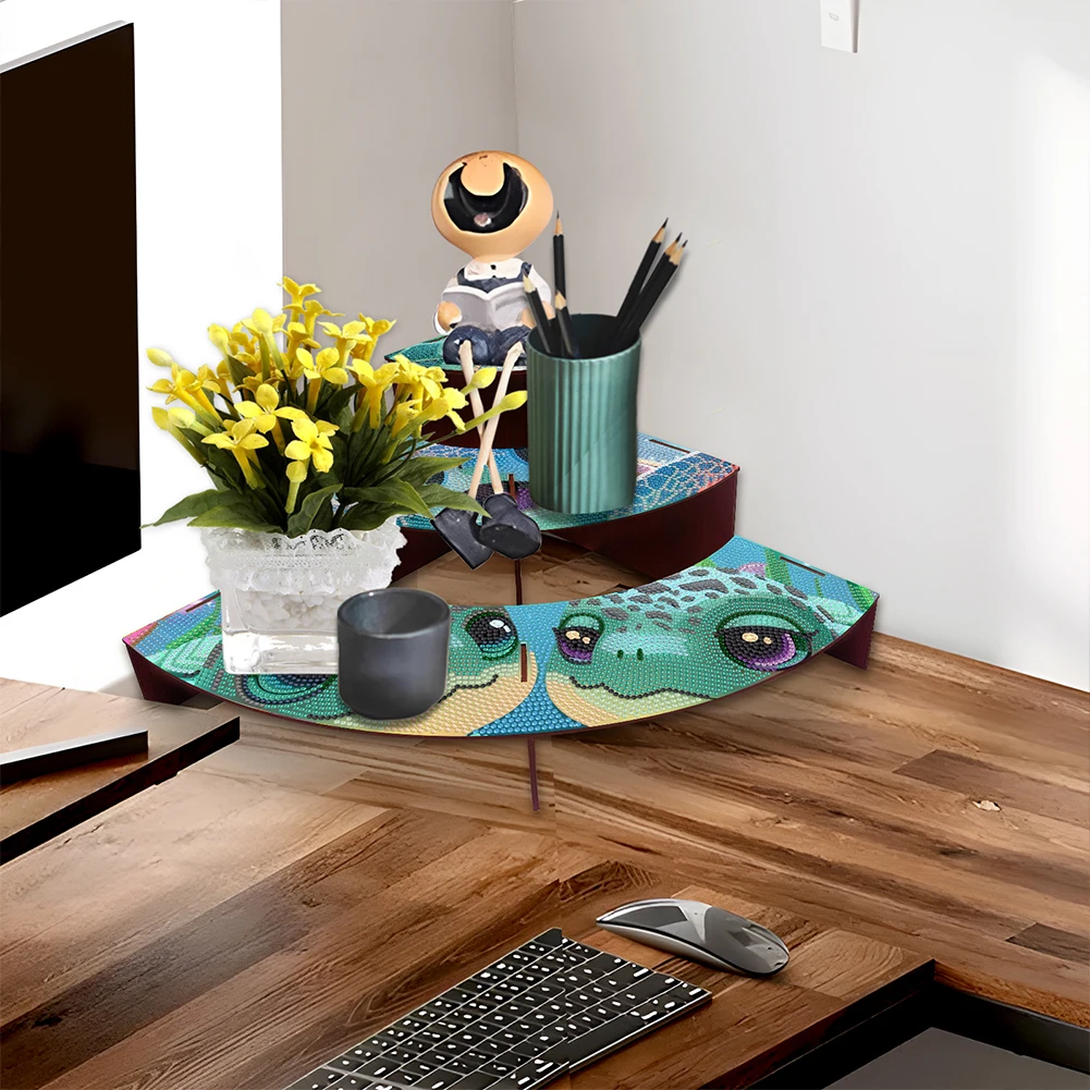 3 Tier Wood Turtle DIY Diamond Painting Storage Holder for Home Study Office
3 Tier Wood Turtle DIY Diamond Painting Storage Holder for Home Study Office