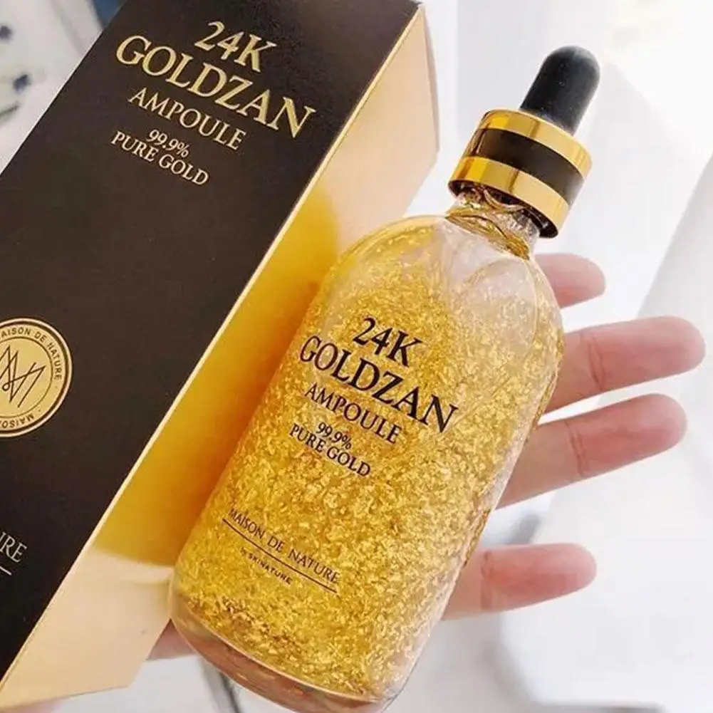 24K Gold Serums Niacinamide Balancing Facial Serums Skin Complexion Pore Anti-Age Face Serums With Acid Snail Secretion
24K Gold Serums Niacinamide Balancing Facial Serums Skin Complexion Pore Anti-Age Face Serums With Acid Snail Secretion
