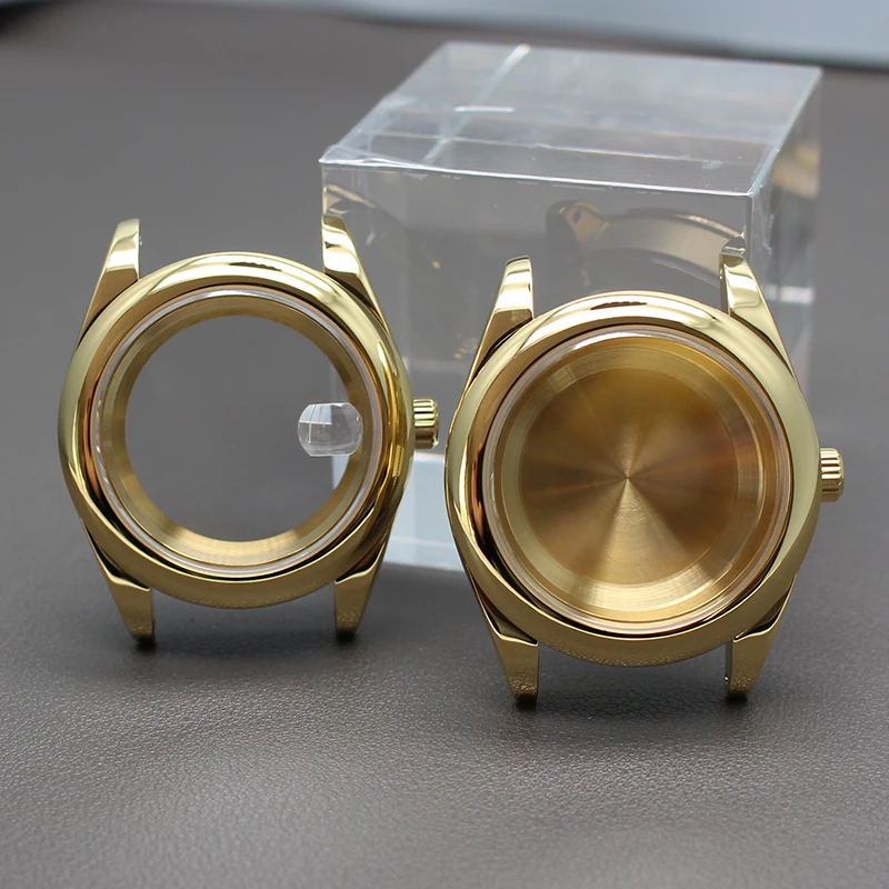 Gold 36mm 40mm Watch Cases oyster perpetual Parts For Seiko NH34 NH35 NH36 NH36 Miyota 8215 Movement 28.5mm Dial Sapphire Glass
Gold 36mm 40mm Watch Cases oyster perpetual Parts For Seiko NH34 NH35 NH36 NH36 Miyota 8215 Movement 28.5mm Dial Sapphire Glass