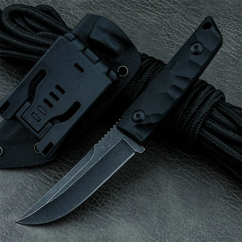 Мужской уличный тактический нож 8Cr13MoV, стальное лезвие, ручка G10, идеально подходит для кемпинга и рыбалки, мужской многофункциональный инструмент EDC
Мужской уличный тактический нож 8Cr13MoV, стальное лезвие, ручка G10, идеально подходит для кемпинга и рыбалки, мужской многофункциональный инструмент EDC