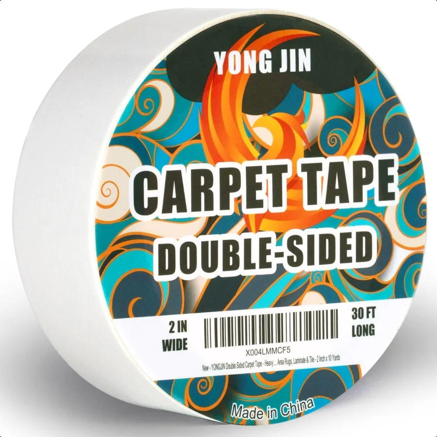 Double Sided Carpet Tape Heavy Duty Rug Tape Gripper for Hardwood Floors No Damage Secures Area Rugs Laminate and Tile 2 Inch x 
Double Sided Carpet Tape Heavy Duty Rug Tape Gripper for Hardwood Floors No Damage Secures Area Rugs Laminate and Tile 2 Inch x