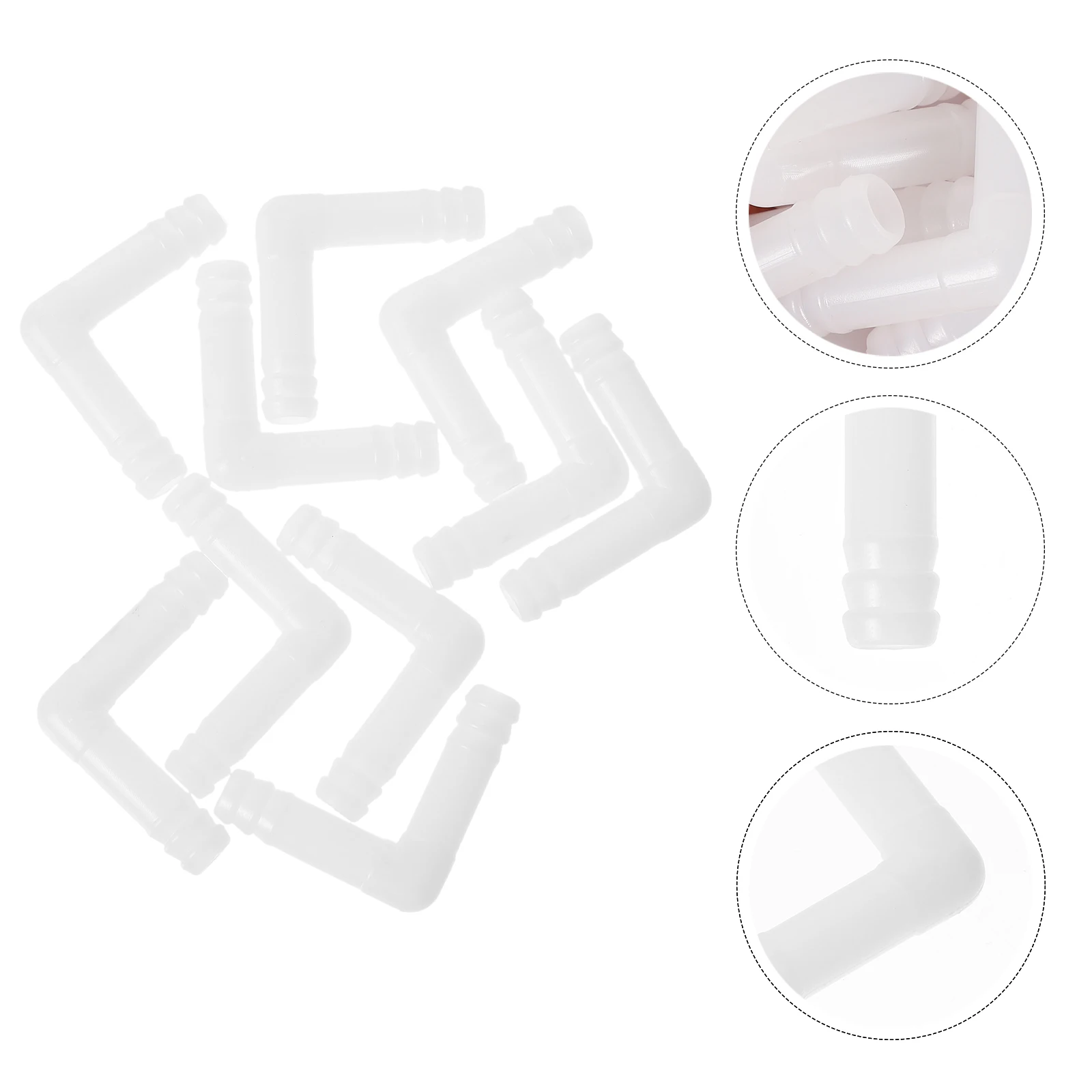 10pcs 90 Degree PP Elbow Fittings Compact Size Safe Performance Plastic Tubing Connectors Pipe Accessories Garden Use
10pcs 90 Degree PP Elbow Fittings Compact Size Safe Performance Plastic Tubing Connectors Pipe Accessories Garden Use