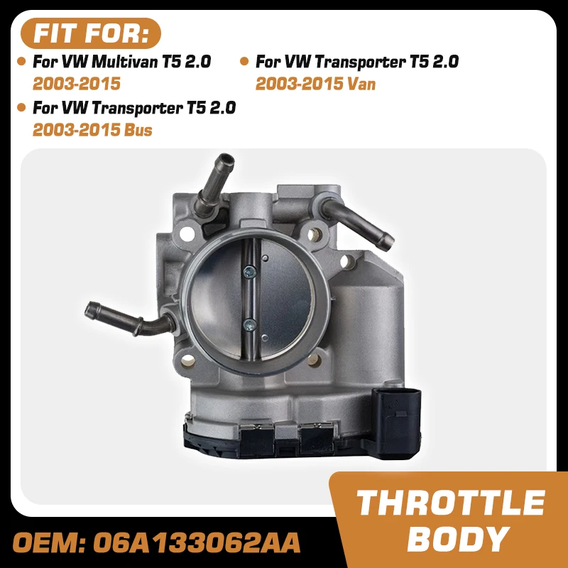 Электронный корпус дроссельной заслонки для Volkswagen Transporter T5 Bus Van 2,0 2003-2015 Volkswagen Multivan 06A133062AA аксессуары
Электронный корпус дроссельной заслонки для Volkswagen Transporter T5 Bus Van 2,0 2003-2015 Volkswagen Multivan 06A133062AA аксессуары