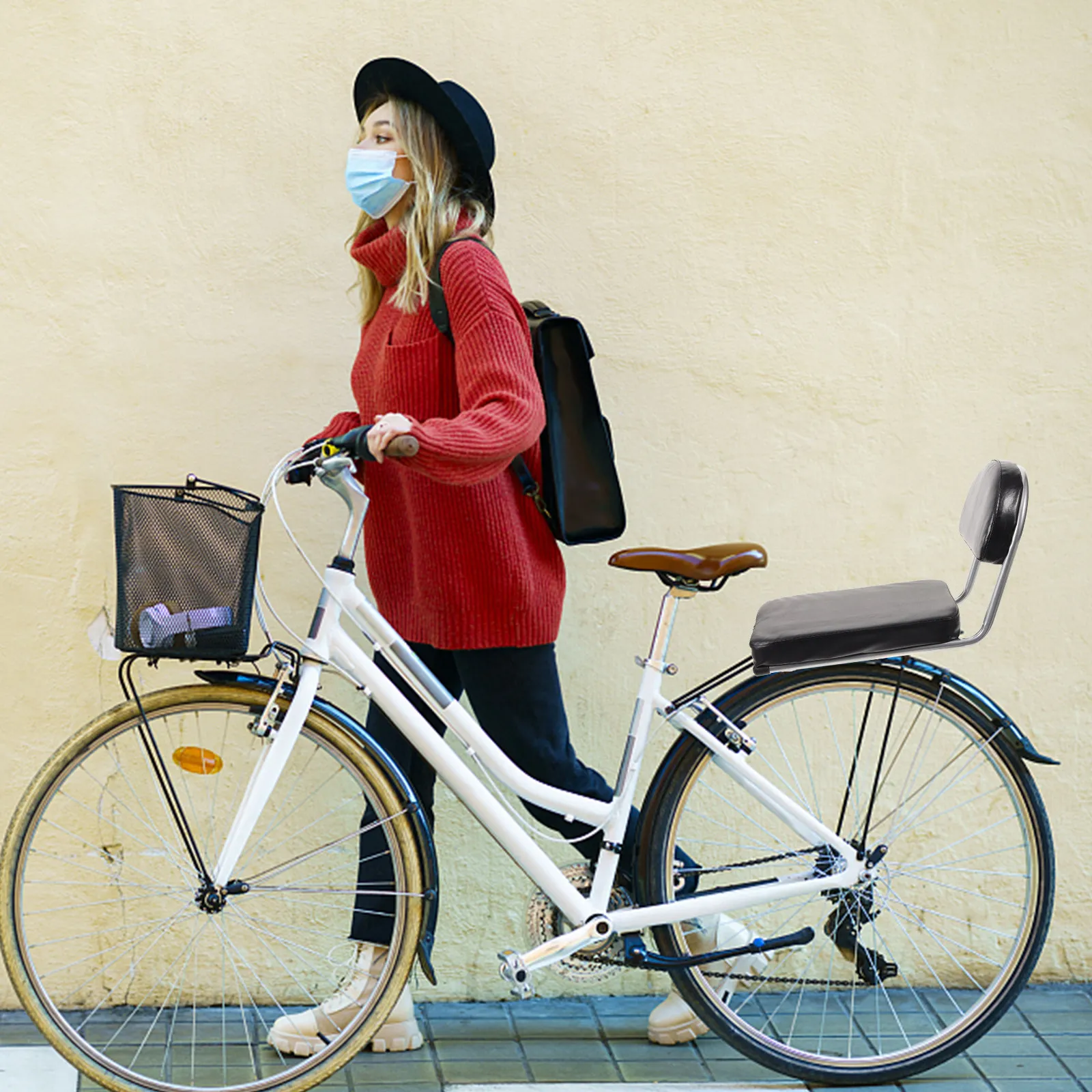 Bicycle Rear Seat Pad with Thickened Cushion for Adult and Comfortable Bike Back Seat for Mountain Road Folding
Bicycle Rear Seat Pad with Thickened Cushion for Adult and Comfortable Bike Back Seat for Mountain Road Folding