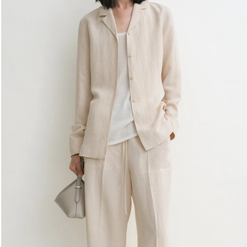 2025 spring/summer new Nordic minimalist texture lazy slim fit long sleeved women's shirt
2025 spring/summer new Nordic minimalist texture lazy slim fit long sleeved women's shirt