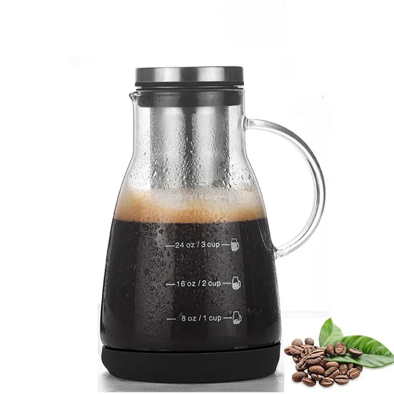 Coffee Cold Brew Maker Dual Use Filter Coffee&Tea Pot Cold Extraction Pot Household Fruit Juice Tea Filter Pot Coffee utensil
Coffee Cold Brew Maker Dual Use Filter Coffee&Tea Pot Cold Extraction Pot Household Fruit Juice Tea Filter Pot Coffee utensil