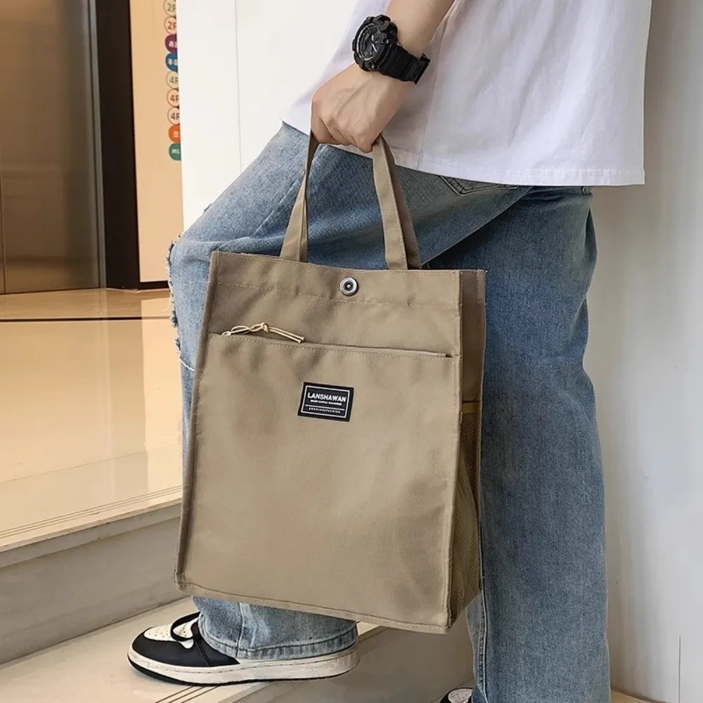 Casual Male Commuting Tote Bag Oxford Cloth Large Capacity Canvas Shoulder Bag Fashion Versatile Portable File Bag Students
Casual Male Commuting Tote Bag Oxford Cloth Large Capacity Canvas Shoulder Bag Fashion Versatile Portable File Bag Students