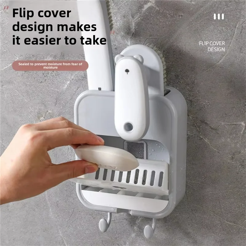 Wall-Mounted Soap Dish With Suction Cup,No-Punch Drainage Soap Holder For Bathroom,Water-Resistant And Easy To Install
Wall-Mounted Soap Dish With Suction Cup,No-Punch Drainage Soap Holder For Bathroom,Water-Resistant And Easy To Install