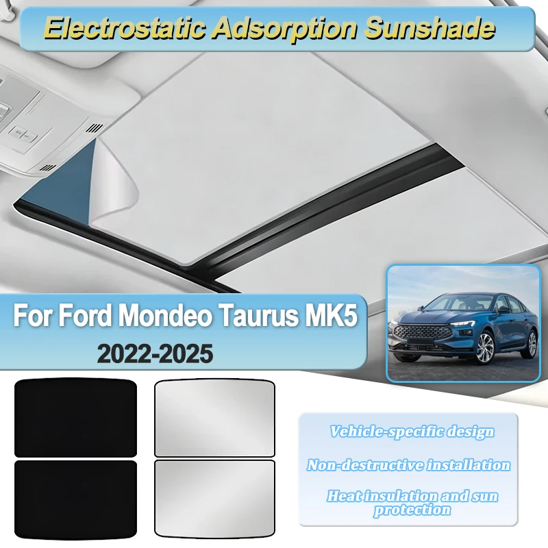 Sunroof For Ford Mondeo Taurus MK5 2022 2023 2024 2025 Car Roof Sunshades Electrostatic Adsorption Sun Shade Skylight Auto Parts
Sunroof For Ford Mondeo Taurus MK5 2022 2023 2024 2025 Car Roof Sunshades Electrostatic Adsorption Sun Shade Skylight Auto Parts