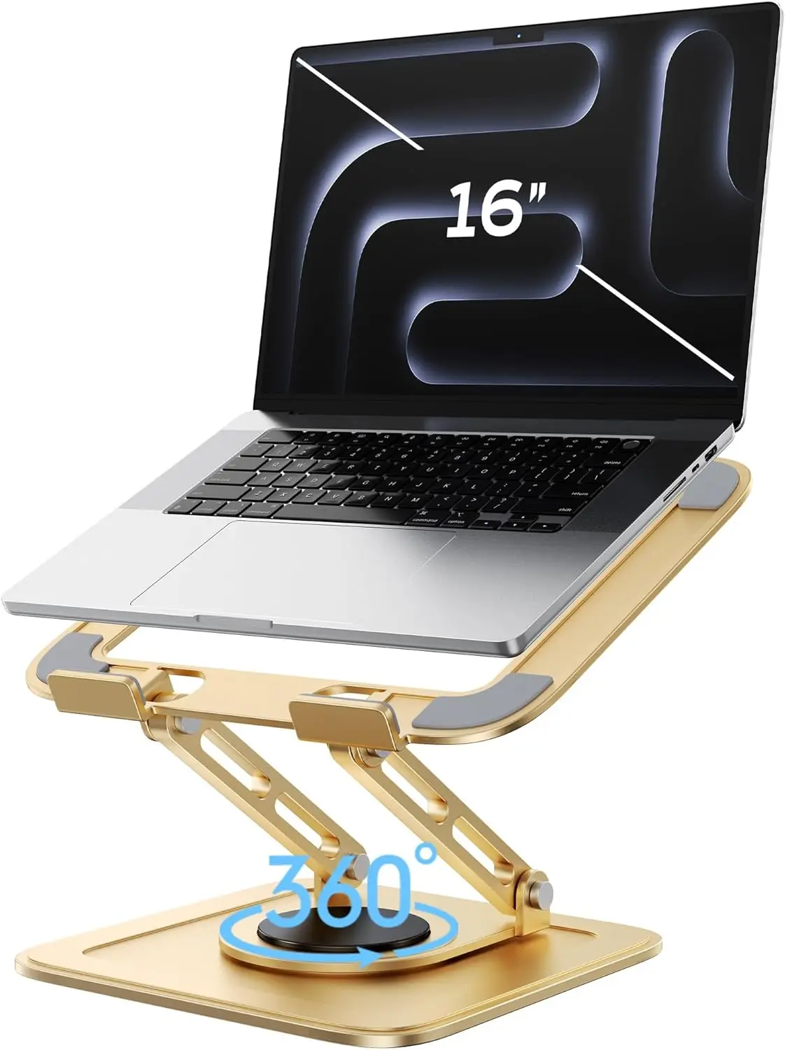 Adjustable Laptop Stand, Computer Stand with 360 Rotating Base, Ergonomic Laptop Riser Mount for Desk Foldable Protable Compu
Adjustable Laptop Stand, Computer Stand with 360 Rotating Base, Ergonomic Laptop Riser Mount for Desk Foldable Protable Compu