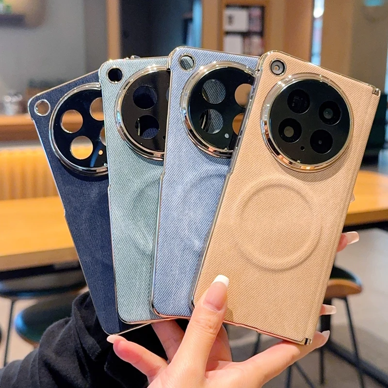 For OPPO Find N6 Case Luxury PU denim texture Skin Magnetic MagSafe Protective Back Cover For OPPO Find N6 Phone Shell
For OPPO Find N6 Case Luxury PU denim texture Skin Magnetic MagSafe Protective Back Cover For OPPO Find N6 Phone Shell