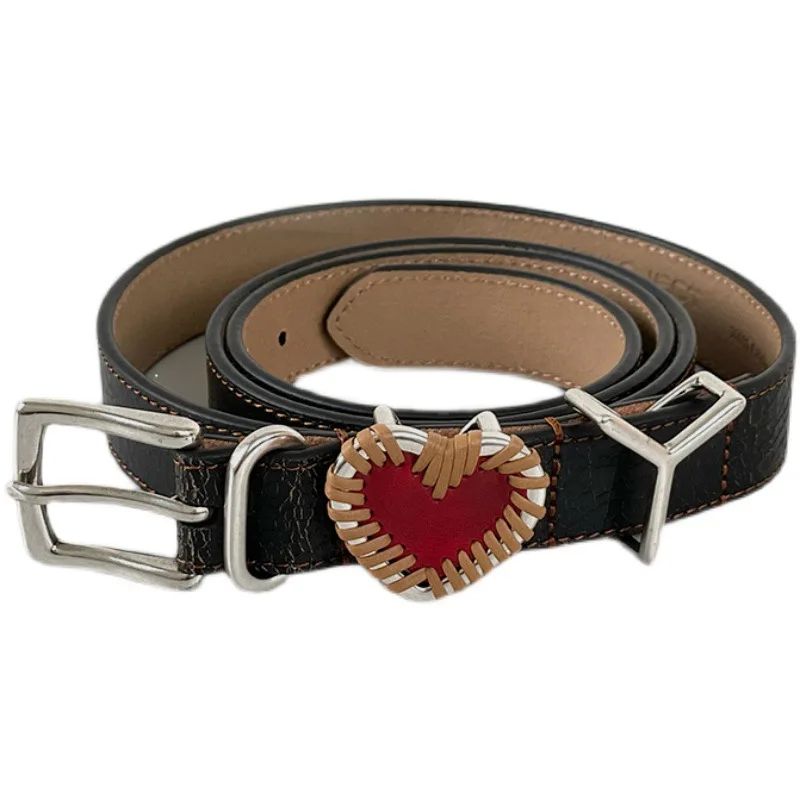 European Style Yproject Women's Genuine Leather Belt Vintage Y2k Belt for Man Mens Hip Hop Belts
European Style Yproject Women's Genuine Leather Belt Vintage Y2k Belt for Man Mens Hip Hop Belts