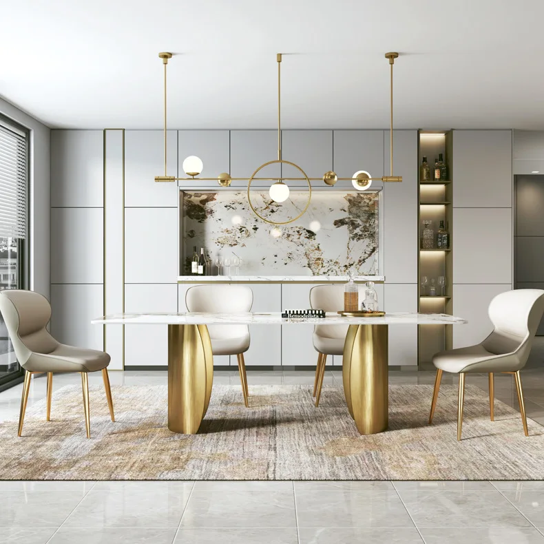*Dining Set Luxury Iron Base Gold Room Furniture Set Modern Design
*Dining Set Luxury Iron Base Gold Room Furniture Set Modern Design