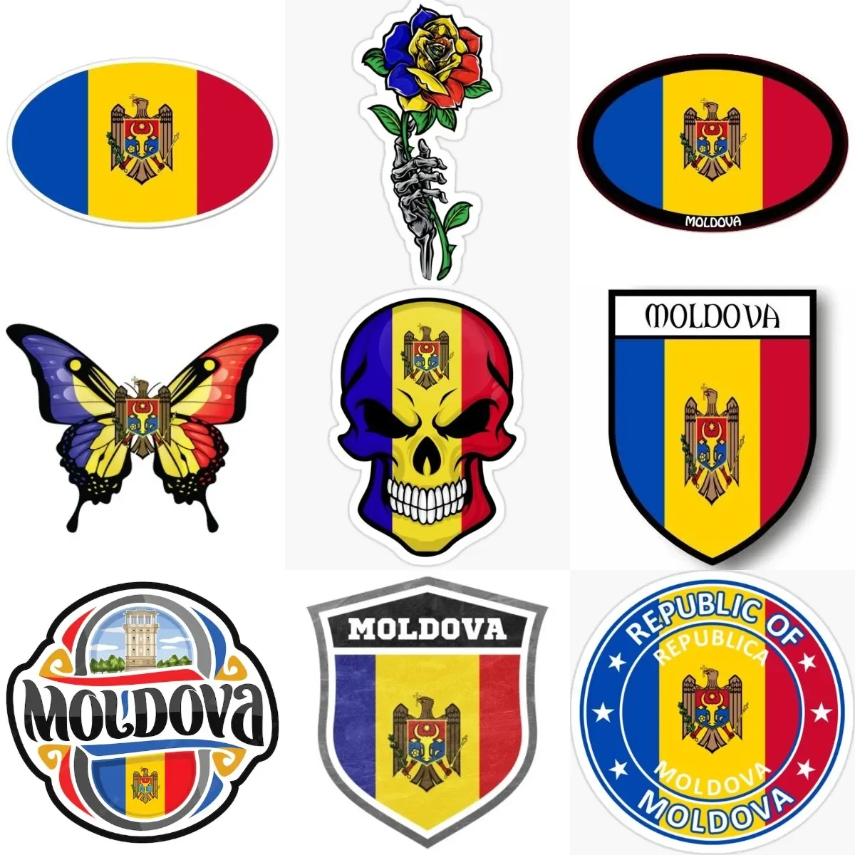 Moldova MD Map Flag National Emblem Badge Sticker for Covered Scratch Decorate Wall Room Table Laptop Truck Bicycle Car Helmet
Moldova MD Map Flag National Emblem Badge Sticker for Covered Scratch Decorate Wall Room Table Laptop Truck Bicycle Car Helmet
